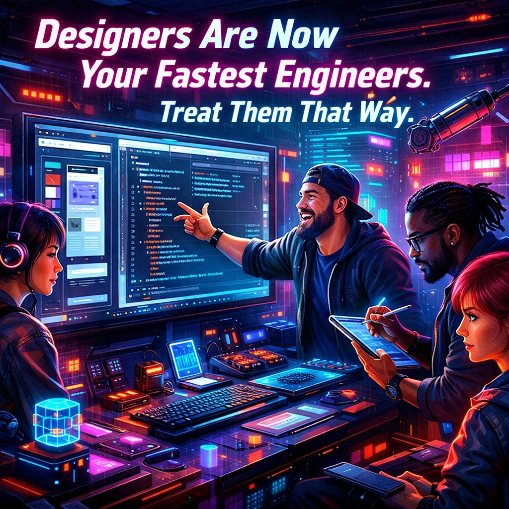 Designers Are Now Your Fastest Engineers. Treat Them That Way