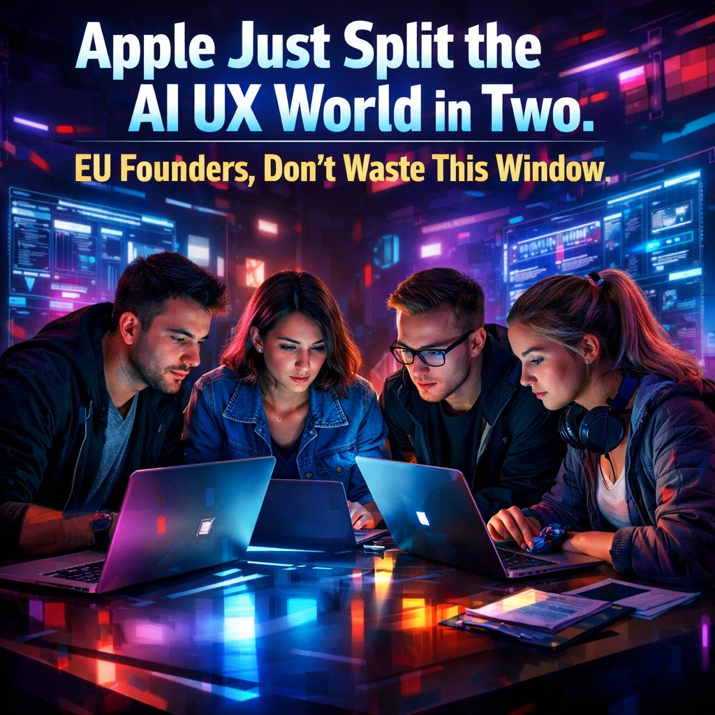 Apple Just Split the AI UX World in Two. EU Founders, Don’t Waste This Window.