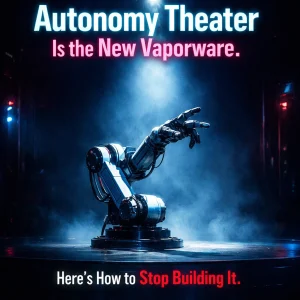 Autonomy Theater Is the New Vaporware. Here's How to Stop Building It.