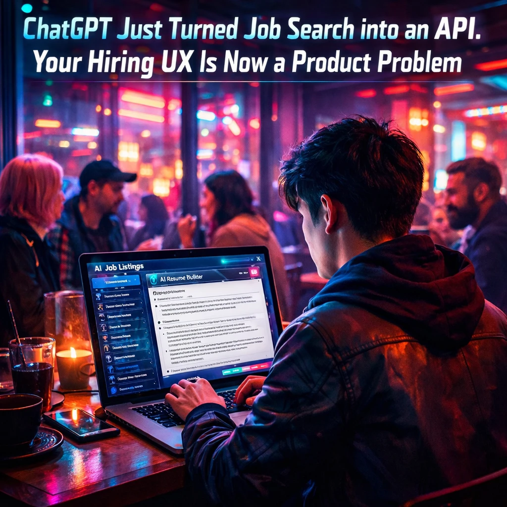 ChatGPT Just Turned Job Search into an API. Your Hiring UX Is Now a Product Problem