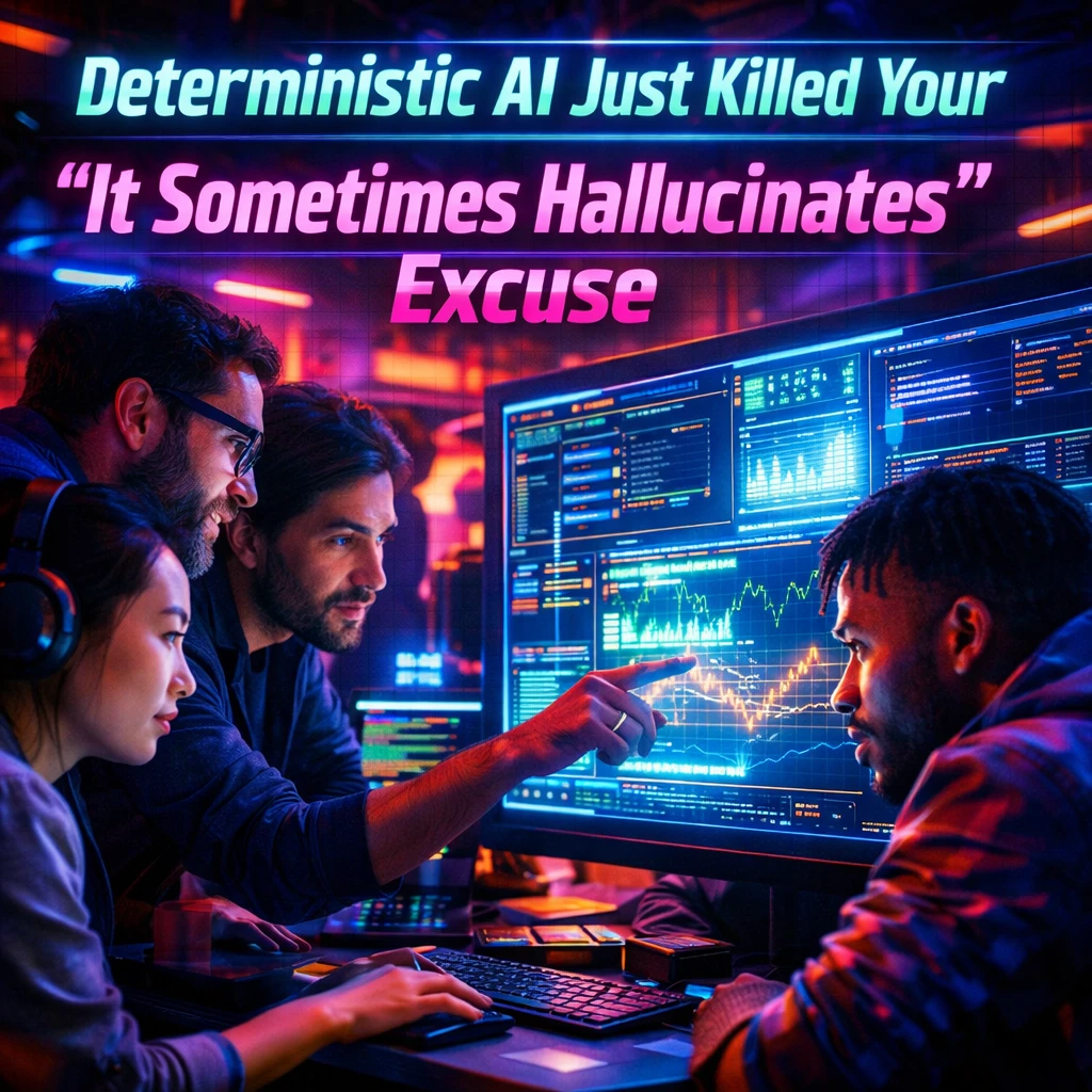 Deterministic AI Just Killed Your “It Sometimes Hallucinates” Excuse