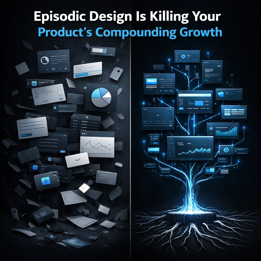 Episodic Design Is Killing Your Product's Compounding Growth