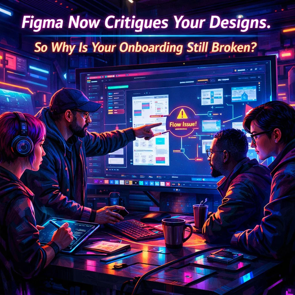 Figma Now Critiques Your Designs. So Why Is Your Onboarding Still Broken?