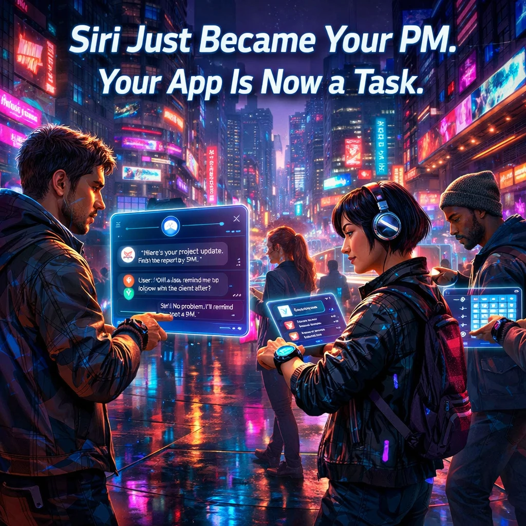Siri Just Became Your PM. Your App Is Now a Task.