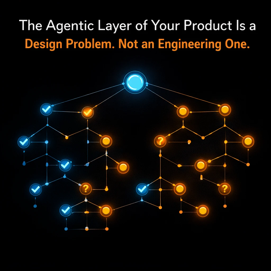 The Agentic Layer of Your Product Is a Design Problem. Not an Engineering One.
