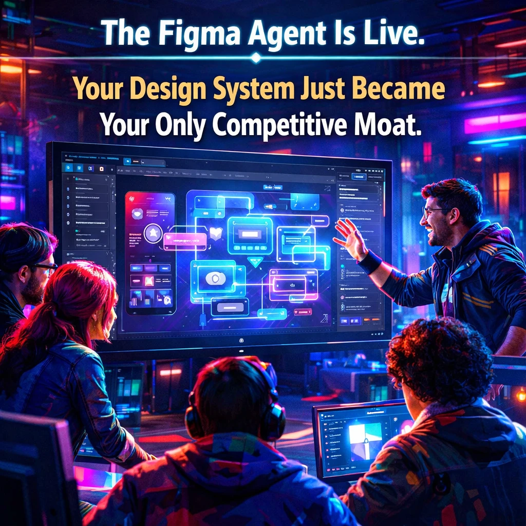 The Figma Agent Is Live. Your Design System Just Became Your Only Competitive Moat.