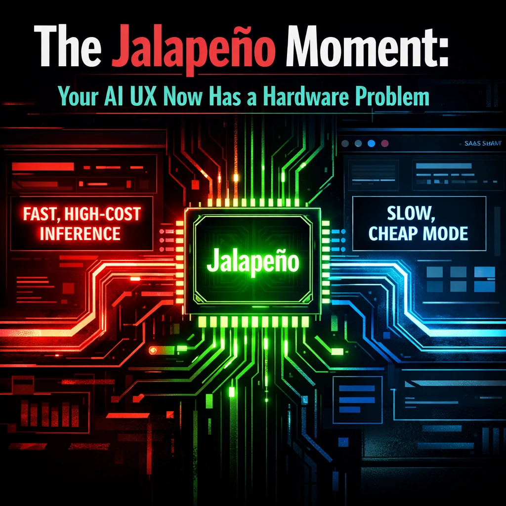 The Jalapeño Moment: Your AI UX Now Has a Hardware Problem