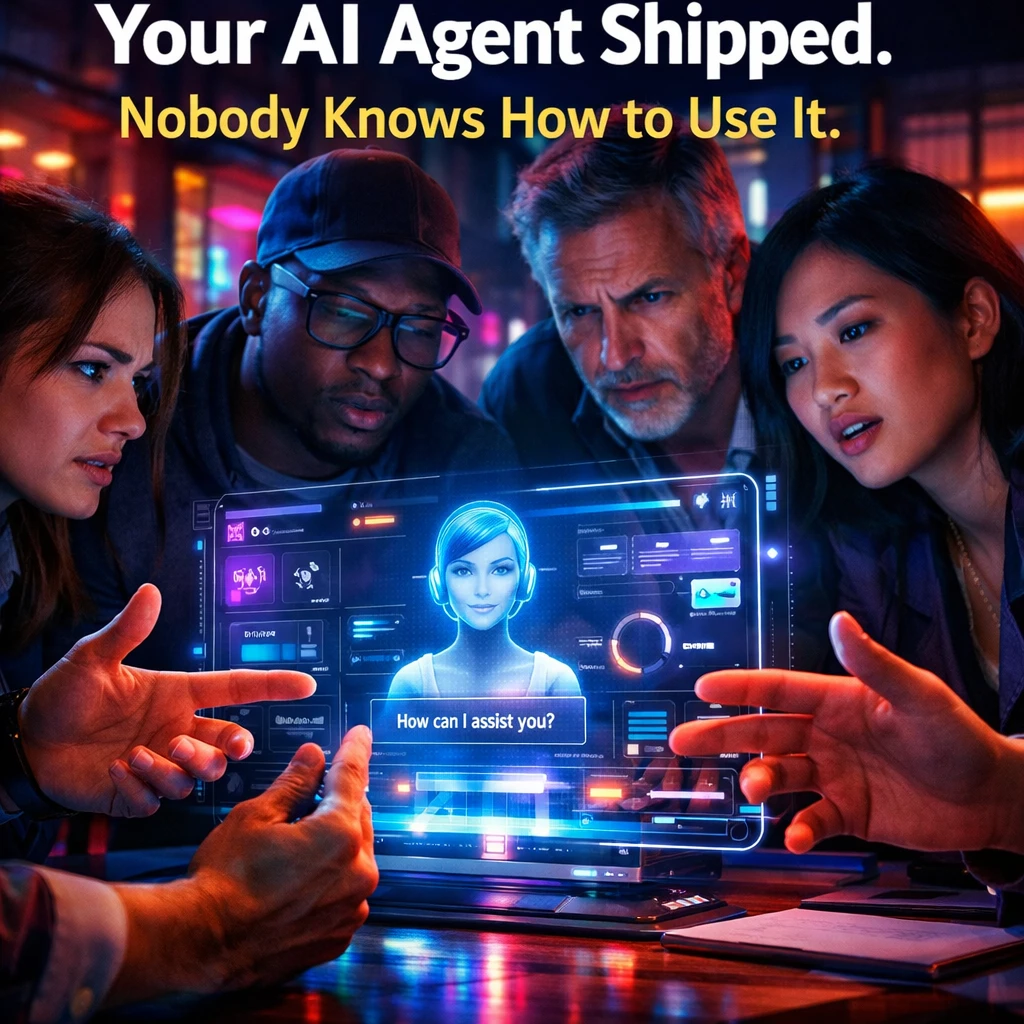 Your AI Agent Shipped. Nobody Knows How to Use It.