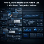 Your B2B Dashboard Is Not Hard to Use. It Was Never Designed to Be Used.