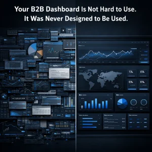 Your B2B Dashboard Is Not Hard to Use. It Was Never Designed to Be Used.