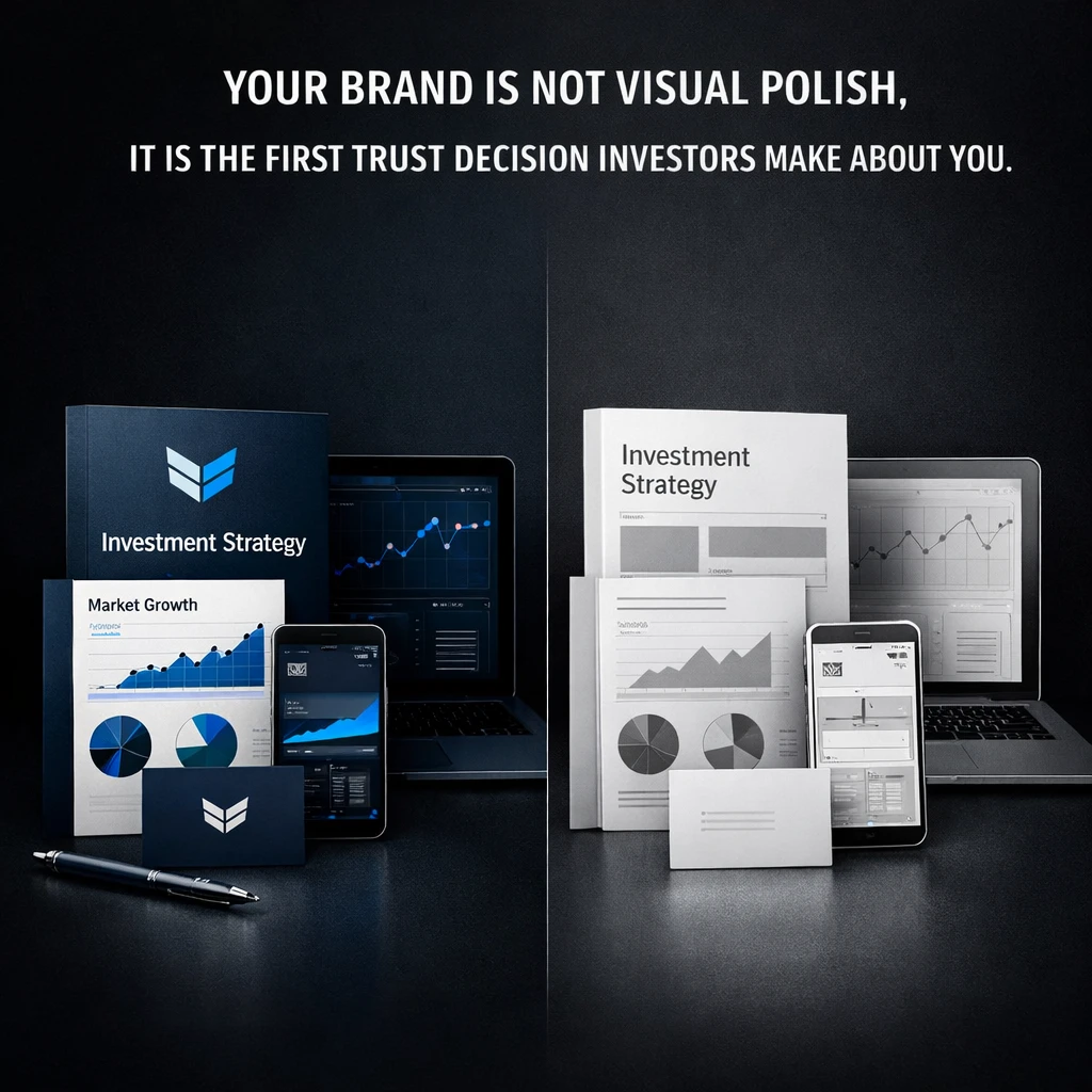 Your Brand Is Not Visual Polish. It Is the First Trust Decision Investors Make About You.