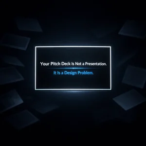 Your Pitch Deck Is Not a Presentation. It Is a Design Problem.