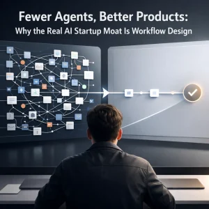 Fewer Agents, Better Products: Why the Real AI Startup Moat Is Workflow Design