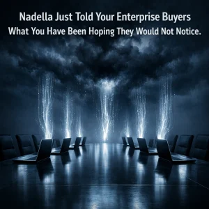 Nadella Just Told Your Enterprise Buyers What You Have Been Hoping They Would Not Notice