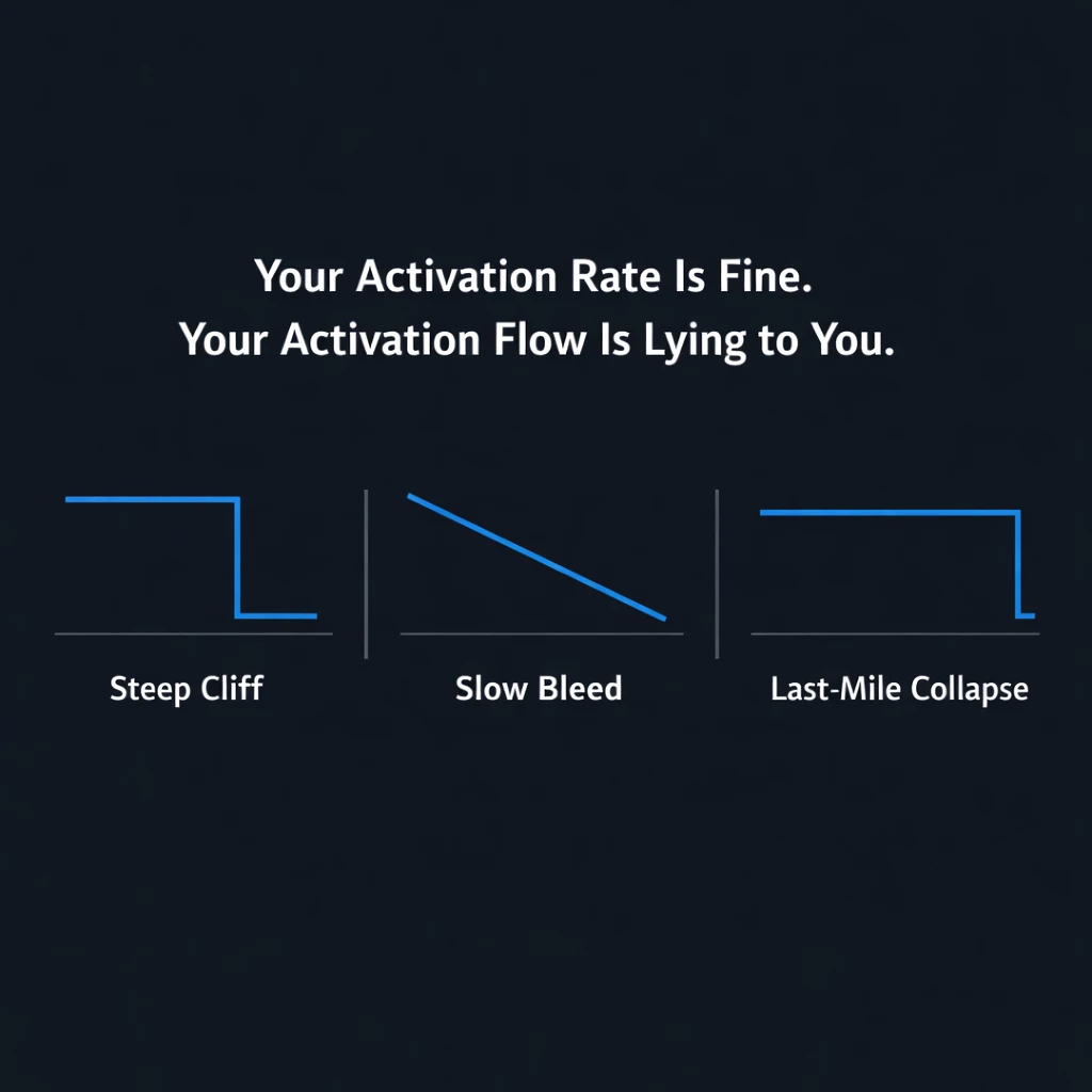 Your Activation Rate Is Fine. Your Activation Flow Is Lying to You.